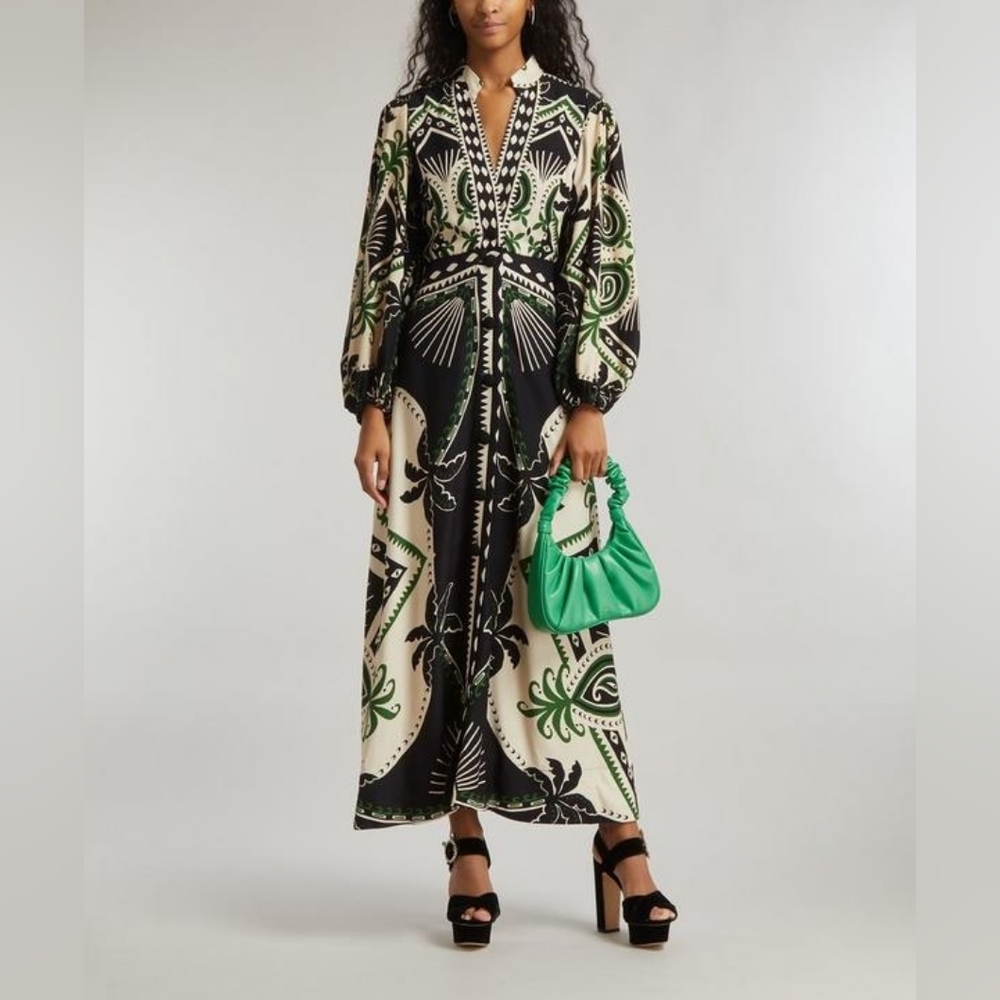 Farm Rio Mystic Scarf Maxi Dress